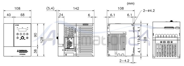 ابعاد اینورتر هیوندا N700E-015SF ابعاد اینورتر هیوندا N700E-015SF - فروشگاه اتوماسیون 24